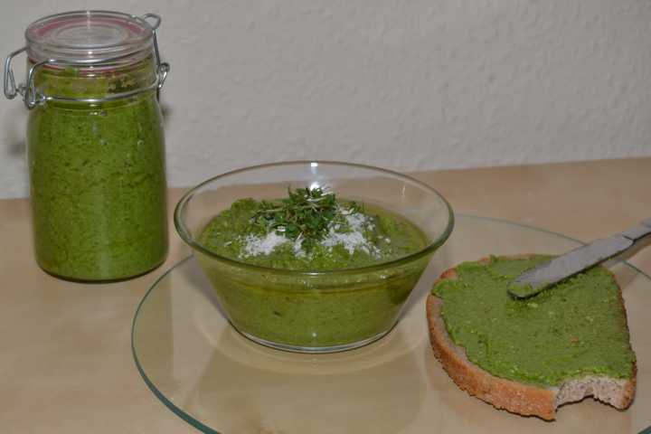 Kresse Basilikum Pesto
