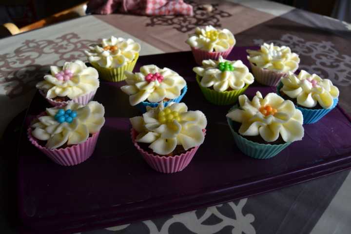 Blumen Muffins 